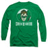DC/LANTERN CIRCLE -  L/S ADULT 18/1  - KELLY GREEN