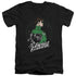 DC/STAR GAZER - S/S ADULT V-NECK 30/1 - BLACK