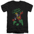 DC/FIRST - S/S ADULT V-NECK 30/1 - BLACK