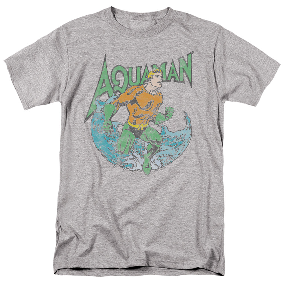 DC/AQUAMAN MARCO - S/S ADULT 18/1  -  ATHLETIC HEATHER