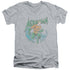 DC/AQUAMAN MARCO - S/S ADULT V-NECK 30/1 - ATHLETIC HEATHER
