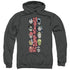 DC/STACKED JUSTICE - ADULT PULLOVER HOODIE - CHARCOAL