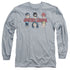 DC/JUSTICE LINEUP -  L/S ADULT 18/1  - ATHLETIC HEATHER