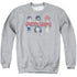 DC/JUSTICE LINEUP - ADULT CREWNECK SWEATSHIRT - ATHLETIC HEATHER