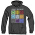 DC/CHOOSE YOUR COLOR - ADULT HEATHER HOODIE - BLACK