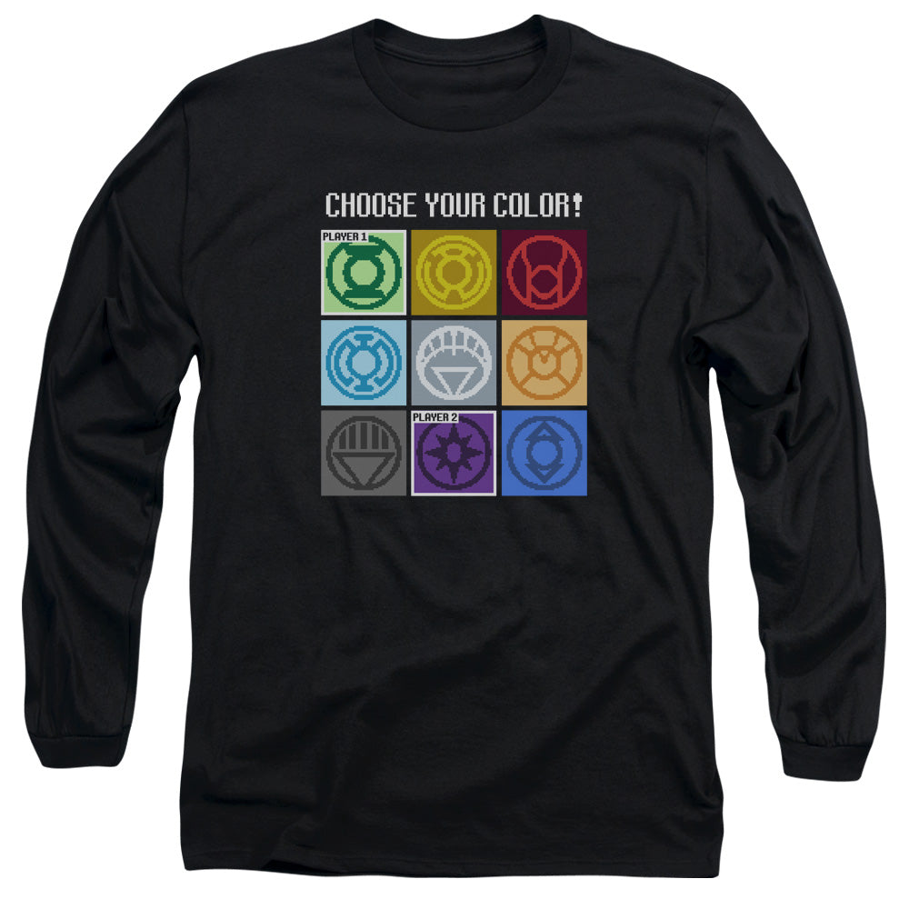 DC/CHOOSE YOUR COLOR -  L/S ADULT 18/1  - BLACK