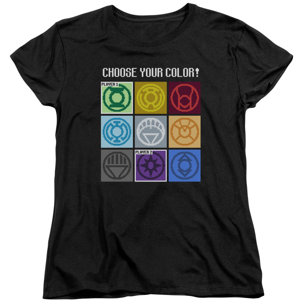 DC/CHOOSE YOUR COLOR - S/S WOMENS TEE - BLACK