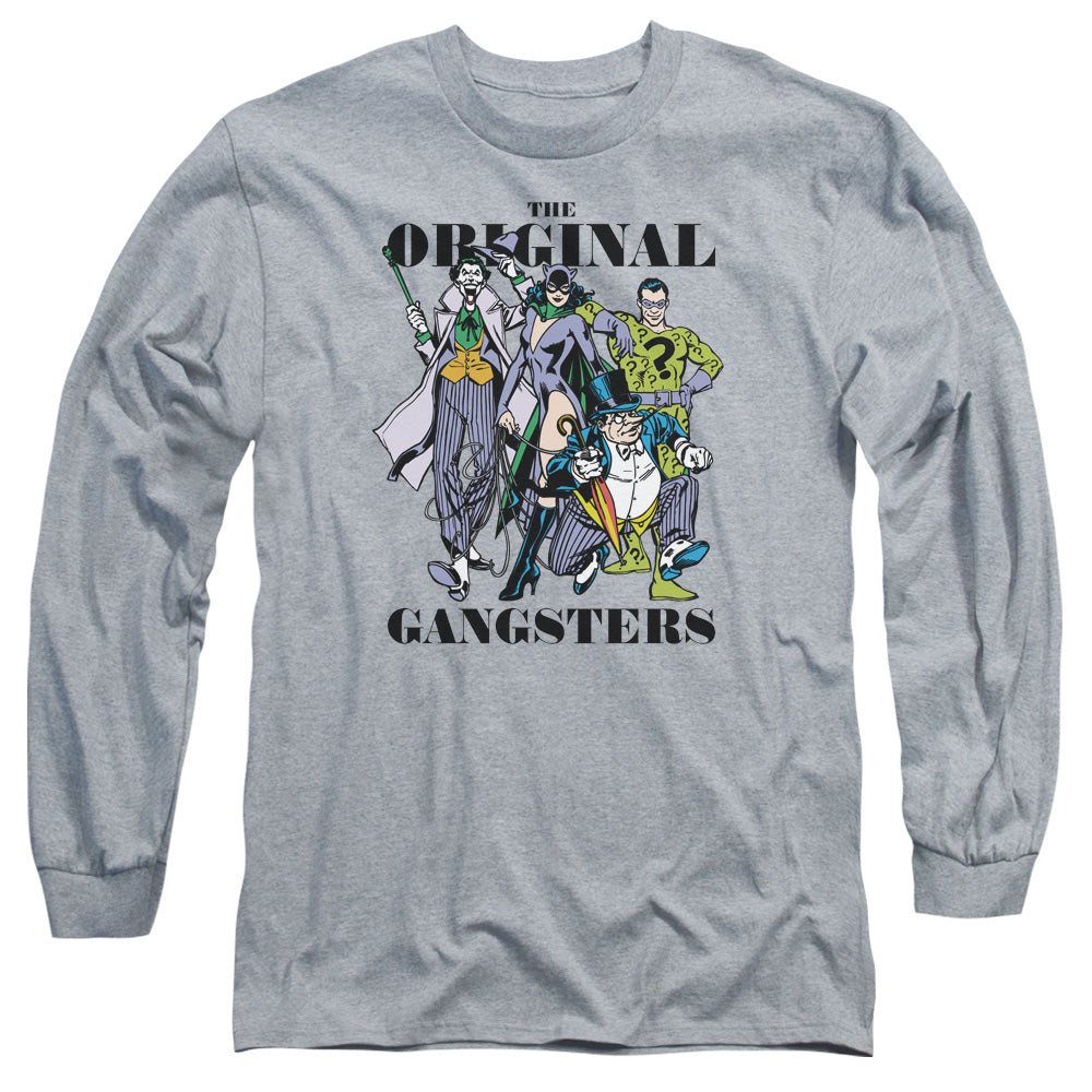DC/ORIGINAL GANGSTERS -  L/S ADULT 18/1  - ATHLETIC HEATHER