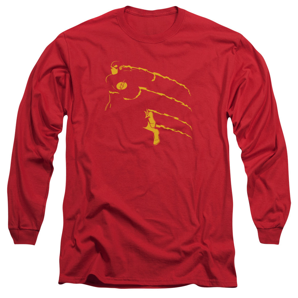 DC FLASH/FLASH MIN -  L/S ADULT 18/1  - RED
