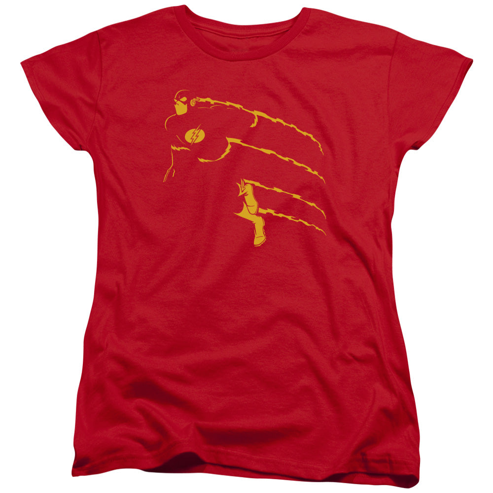 DC FLASH/FLASH MIN - S/S WOMENS TEE - RED