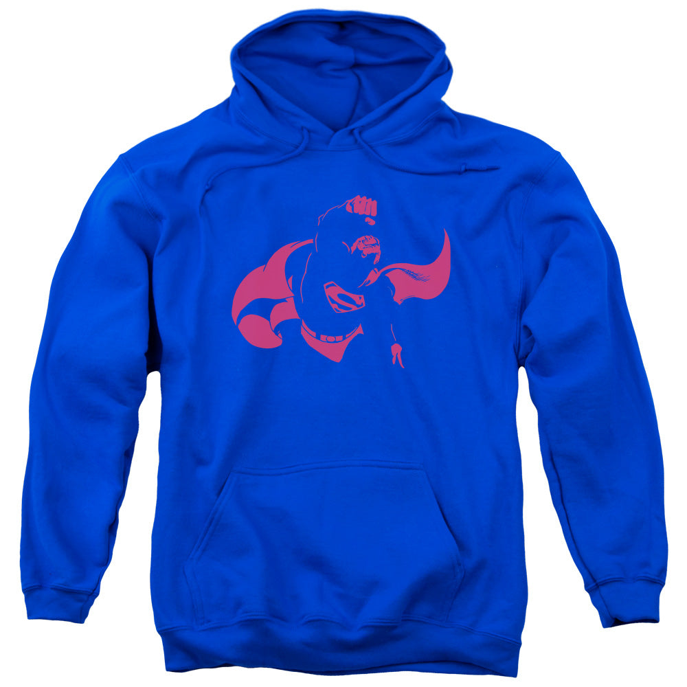 DC/SUPER MIN - ADULT PULLOVER HOODIE - ROYAL BLUE