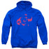 DC/SUPER MIN - ADULT PULLOVER HOODIE - ROYAL BLUE
