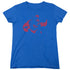 DC/SUPER MIN - S/S WOMENS TEE - ROYAL BLUE