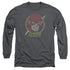 DC FLASH/VINTAGE VOLTAGE -  L/S ADULT 18/1  - CHARCOAL