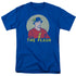DC FLASH/FADED CIRCLE - S/S ADULT 18/1 - ROYAL BLUE