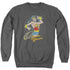 DC/SPINNING - ADULT CREWNECK SWEATSHIRT - CHARCOAL