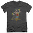 DC/SPINNING - S/S ADULT V-NECK 30/1 - CHARCOAL
