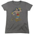 DC/SPINNING - S/S WOMENS TEE - CHARCOAL
