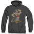 DC/SPINNING - ADULT HEATHER HOODIE - BLACK