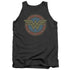 DC/WW VINTAGE EMBLEM - ADULT TANK - CHARCOAL