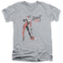 DC/HARLEY HAMMER - S/S ADULT V-NECK 30/1 - ATHLETIC HEATHER