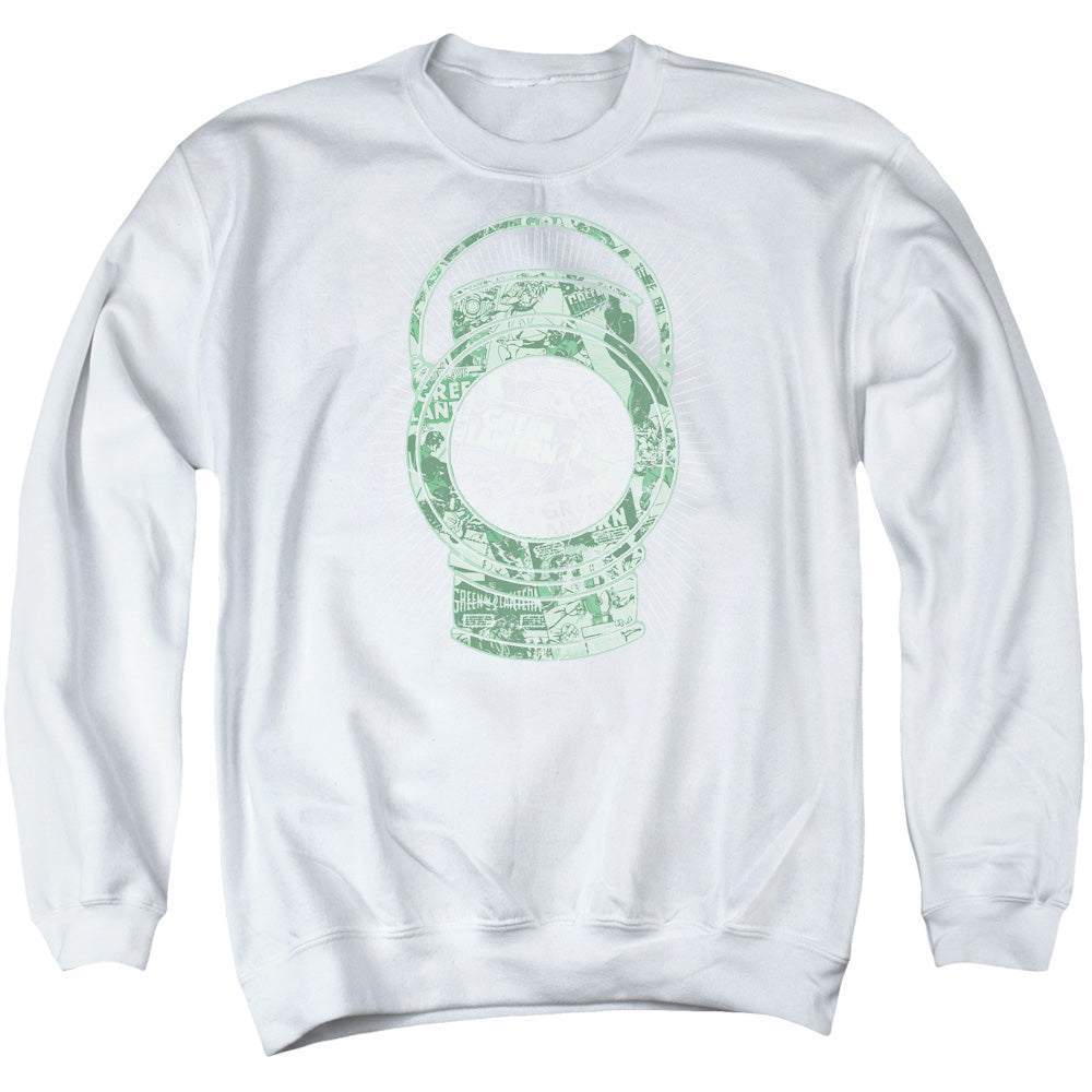DC/LANTERN COVER - ADULT CREWNECK SWEATSHIRT - WHITE