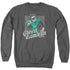 DC/RING RAYS - ADULT CREWNECK SWEATSHIRT - CHARCOAL