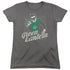 DC/RING RAYS - S/S WOMENS TEE - CHARCOAL