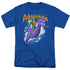 DC/AQUAMAN RIDE FREE - S/S ADULT 18/1 - ROYAL BLUE