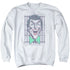 DC/CRIMINAL - ADULT CREWNECK SWEATSHIRT - WHITE