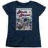 DC/WW FOR PRESIDENT - S/S WOMENS TEE - NAVY