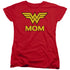 DCO/WONDER MOM - S/S WOMENS TEE - RED