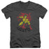 DCO/CREEPER - S/S ADULT V-NECK 30/1 - CHARCOAL