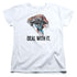 DCO/DEAL WITH IT - S/S WOMENS TEE - WHITE
