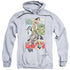 WONDER WOMAN/WW75 COMIC PAGE - ADULT PULLOVER HOODIE - ATHLETIC HEATHER