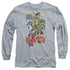 WONDER WOMAN/WW75 COMIC PAGE - L/S ADULT 18/1 - ATHLETIC HEATHER