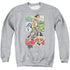 WONDER WOMAN/WW75 COMIC PAGE - ADULT CREWNECK SWEATSHIRT - ATHLETIC HEATHER