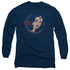 DC/WW75 STARBURST PORTRAIT - L/S ADULT 18/1 - NAVY