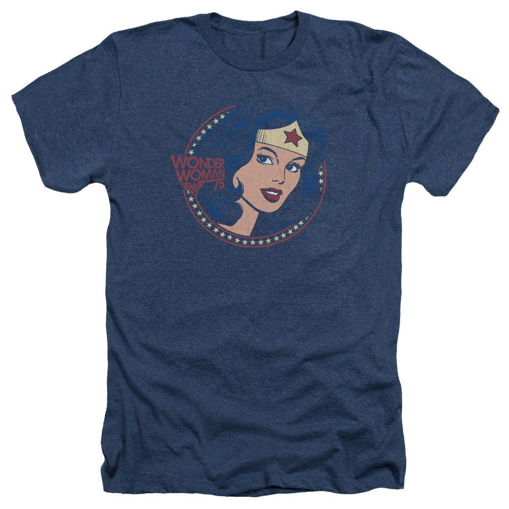 DC/WW75 STARBURST PORTRAIT - ADULT HEATHER - NAVY