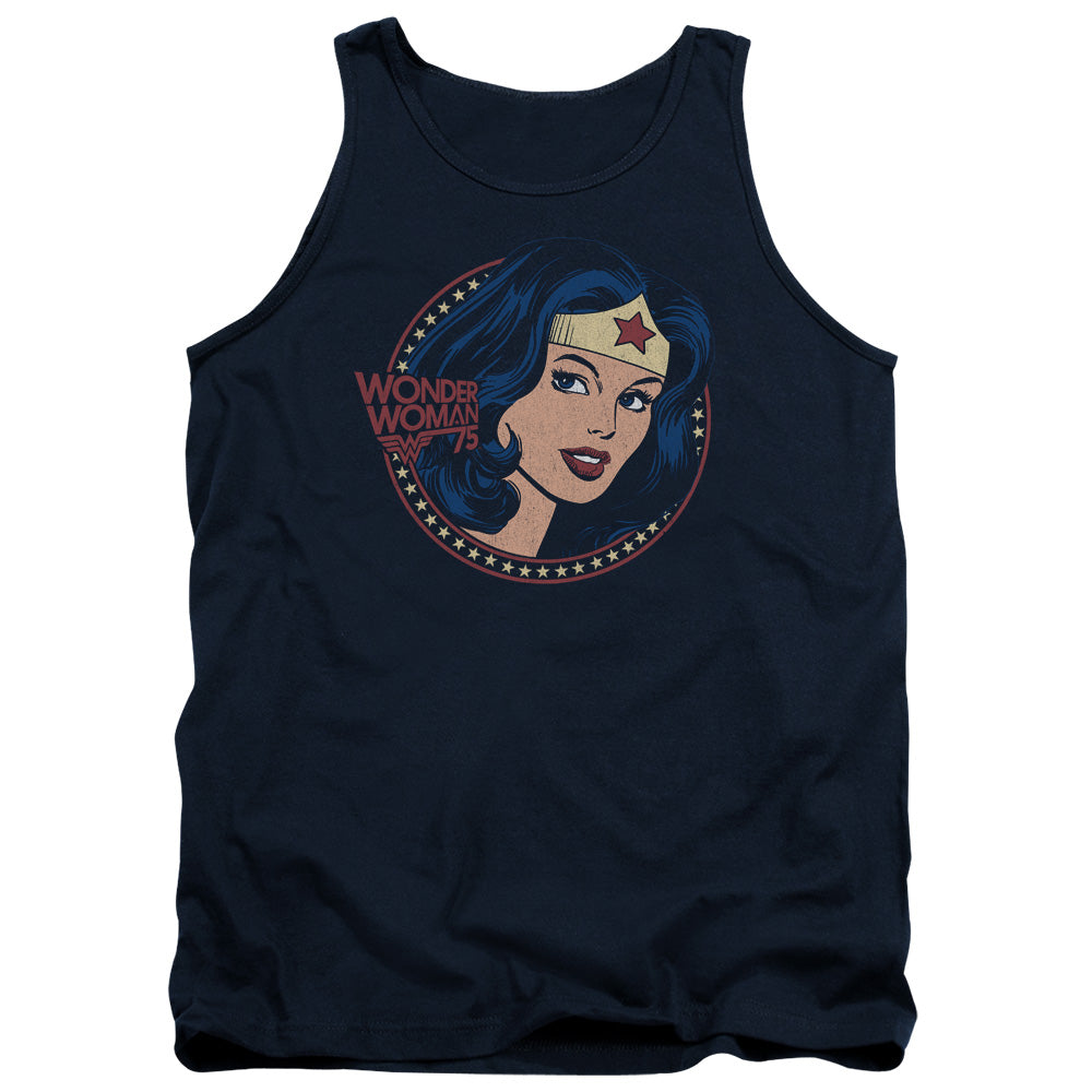 DC/WW75 STARBURST PORTRAIT - ADULT TANK - NAVY
