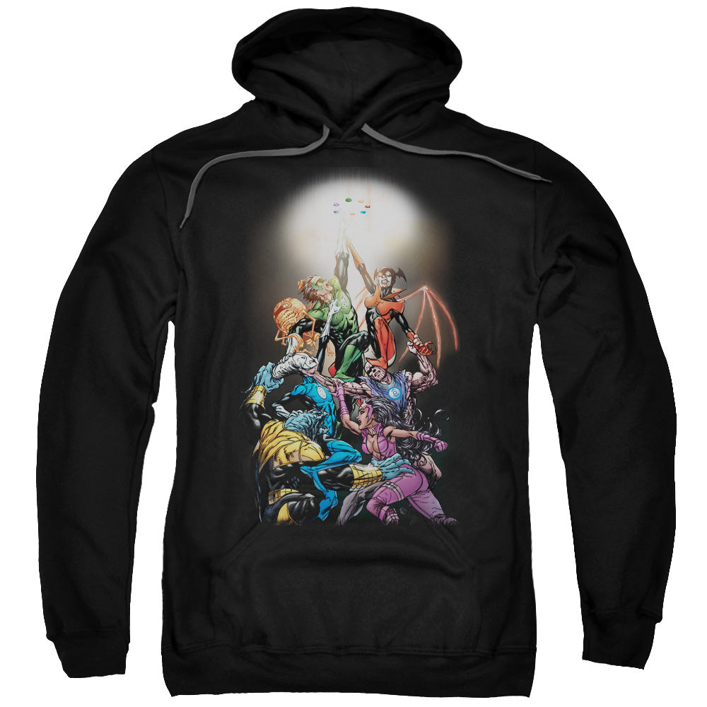 GREEN LANTERN/GL NEW GUARDIANS #1 - ADULT PULLOVER HOODIE - BLACK