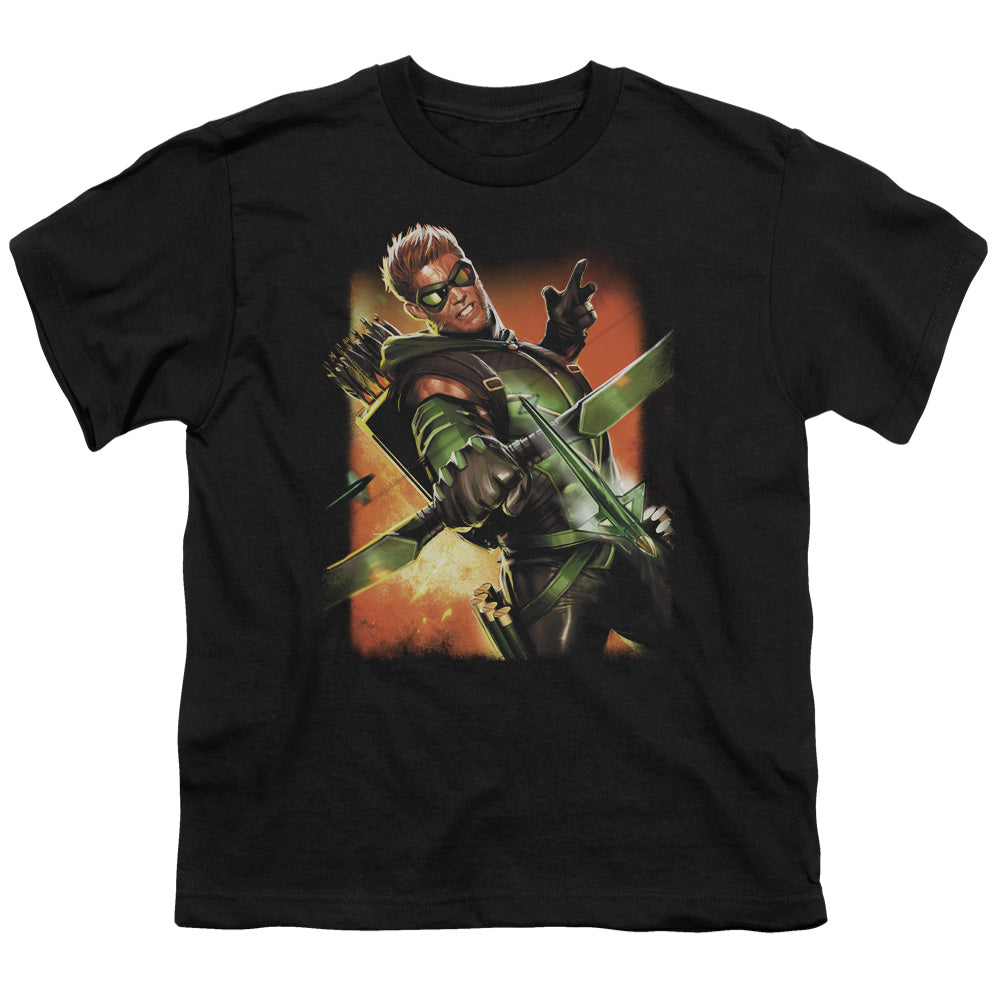 JLA/GREEN ARROW #1 - S/S YOUTH 18/1 - BLACK