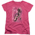 JLA/CATWOMAN #1 - S/S WOMENS TEE - HOT PINK