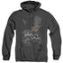 BATMAN/BATMAN #1 - ADULT HEATHER HOODIE - BLACK