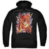 JLA/FLASH #1 - ADULT PULLOVER HOODIE - BLACK