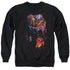 BATMAN/BATMAN &AMP; ROBIN #1 - ADULT CREWNECK SWEATSHIRT - BLACK