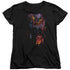 BATMAN/BATMAN & ROBIN #1 - S/S WOMENS TEE - BLACK