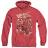 GREEN LANTERN/RED LANTERNS #1 - ADULT HEATHER HOODIE - RED