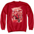 GREEN LANTERN/RED LANTERNS #1 - ADULT CREWNECK SWEATSHIRT - RED