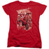 GREEN LANTERN/RED LANTERNS #1 - S/S WOMENS TEE - RED